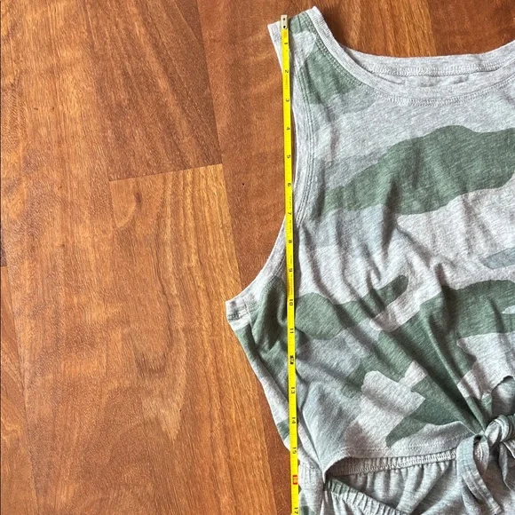 Like new Aerie Camo Tank Dress with Tie Front - Picture 11 of 15